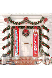 Snowman Welcome Christmas Banners For Outdoor Decoration