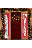 Snowman Welcome Christmas Banners For Outdoor Decoration