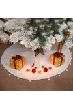 Holiday Home Decoration White Christmas Tree Skirt