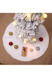Holiday Home Decoration White Christmas Tree Skirt