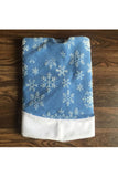 48 pouces flocons de neige imprimé jupe d'arbre décoration de Noël