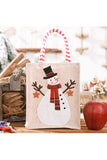 Christmas Snowman Candy Bag White