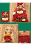 Sac de Bonbons de Noël Bonhomme de Neige Kid Rouge Foncé