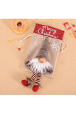 Retro Faceless Doll Christmas Candy Bag Gray