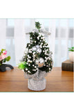 Tabletop Artificial Silver Christmas Tree For Christmas Ornaments