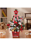 Led Faux Red Grid Christmas Tree Red