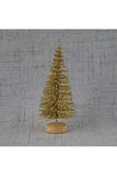20 Pcs Artificial Small Pine Tree Christmas Decoration Gold