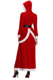 Fantaisie Miss Santa Christmas Costume Robe Pour Femme Rouge