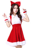 Mignon Adulte Mini Père Noël Robe Costume De Noël Rouge