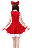 Mignon Adulte Mini Père Noël Robe Costume De Noël Rouge