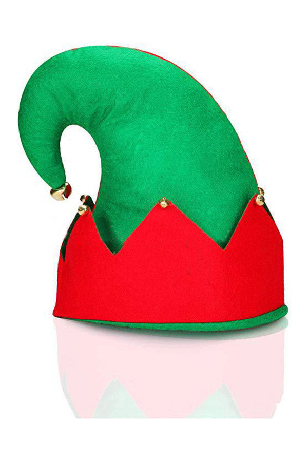 Chapeau de Noël elfe drôle adulte baie rouge