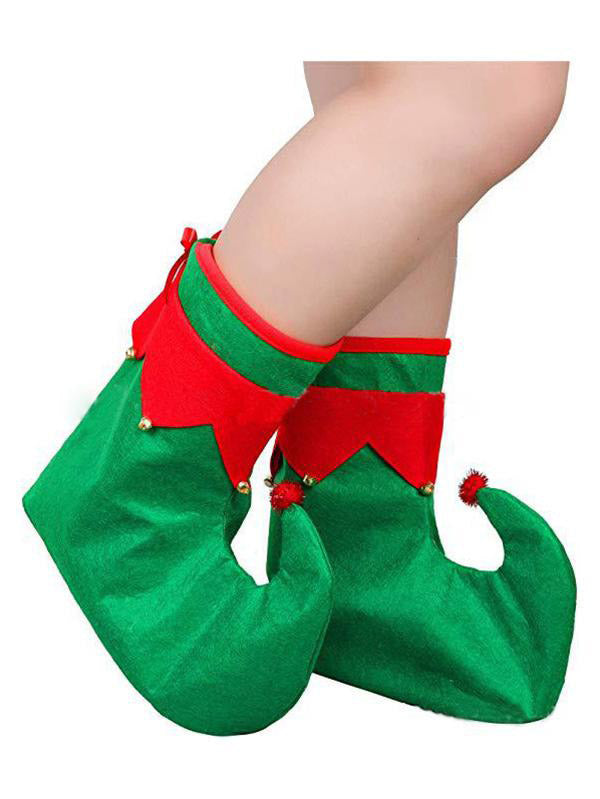 Christmas Adult Funny Elf Candy Shoes Red