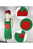 Funny Christmas Elf Costume Tablier Vert