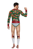 Mens Ugly Christmas Jumpsuit Costume