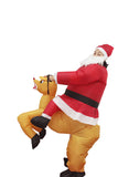Xmas Santa Ride A Costume Gonflable de Renne