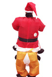 Xmas Santa Ride A Costume Gonflable de Renne