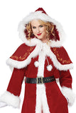 Womens Santa Outfit Mrs Claus Christmas Costume