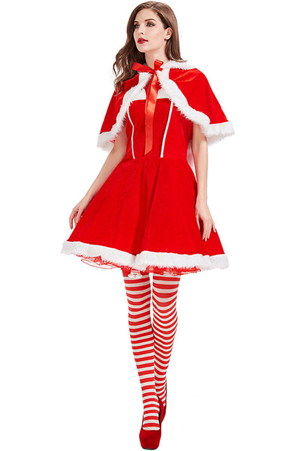Xmas Bunny Santa Claus Dress Costume