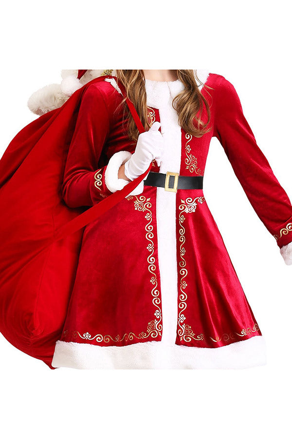 Santa Claus Costume For Girl