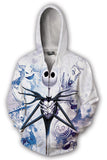 Jack Skellington Zip Up Hoodie