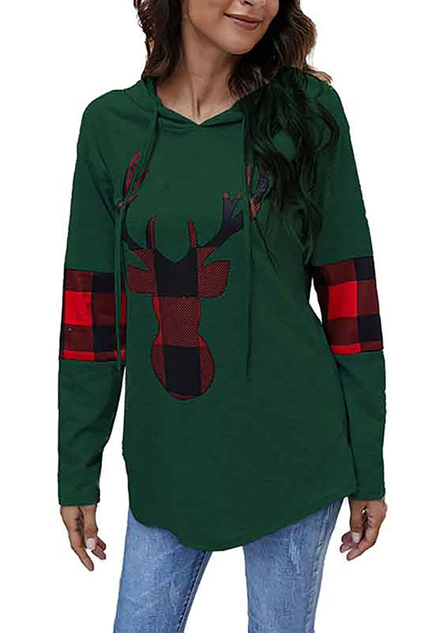 Reindeer Christmas Hooded Sweatshirts
