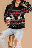 Crew Neck Reindeer Ugly Sweater