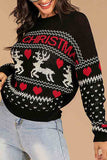 Crew Neck Reindeer Ugly Sweater