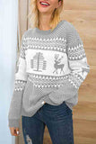 Christmas Reindeer Crew Neck Sweater