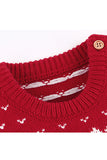 Baby Girl Christmas Ugly Dress Knit Holiday Dress Red