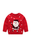 Children Christmas Santa Red Sweater