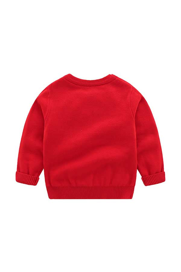 Children Christmas Santa Red Sweater
