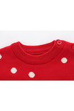 Children Christmas Santa Red Sweater