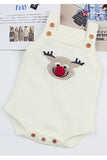 Reindeer Knitted Baby Romper