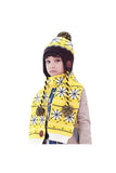 Children Christmas Knitted Beanie Gloves And Scarf Set