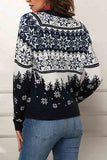 Womens Snowflake Holiday Sweater