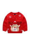 Boys Girls Reindeer Christmas Sweater