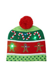 Christmas Gingerbread Man Led Light Up Hats Beanie