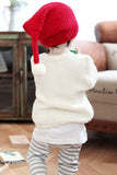 Baby Knitted Santa Claus Hat Red