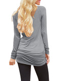 Pinkqueen Long Sleeve Turtleneck Dress Tunic T Shirt For Women