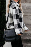 1/4 Zip Plaid Pullover Outwear