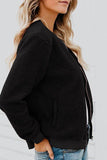 Women'S Long Sleeve Fuzzy Jacket