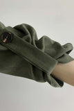 Notched Collar Solid Open Front Coat