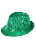 Sequined Green Hat