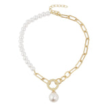 Vintage Baroque Pearl Necklace for Mom and Lover's Gift