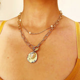 Vintage Baroque Pearl Necklace for Mom and Lover's Gift