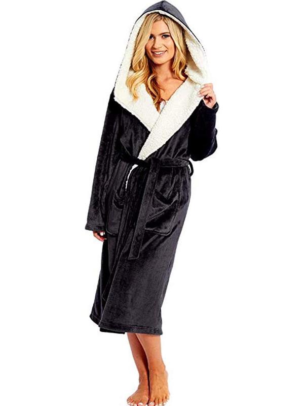 Day Gifts For Her-Plus Size Dressing Gown Hooded – PinkQueenShop