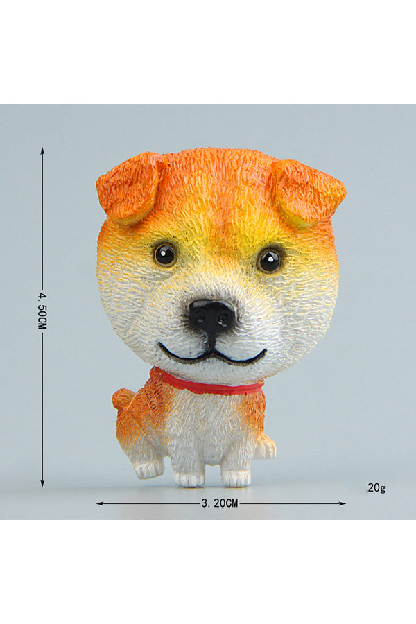 Magnetic Cute Cartoon Dog Decorative Refrigerator Magnet Ginger