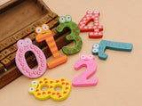 Magnetic Educational Cartoon 1-10 Number Wooden Refrigerator Magnet