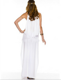 White Elegant Womens Cleopatra Halloween Costume