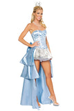 Blue Cinderella Princess Sexy Halloween Costume